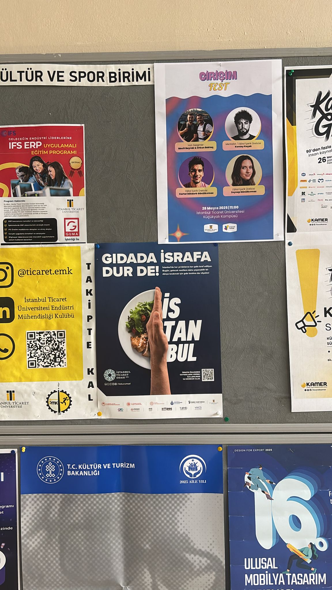 Ticaret Üniversitesi afiş 2